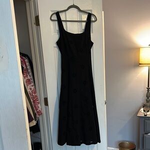 Black linen Dress
